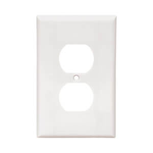 Decorative outlet plate covers and faceplates for electrical wall outlets