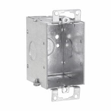 Commonly used steel metal electrical outlet and junction boxes