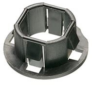 Snap-in bushing accessory