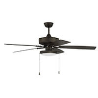 Large outdoor ceiling fan with lights
