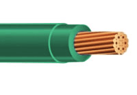 Green electric wire