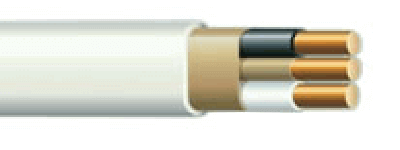 White Romex™ Equivalent Nonmetallic Sheathed Cable