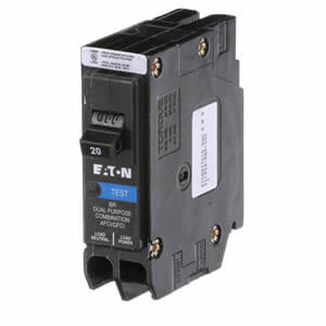 Dual function breaker, a circuit breaker with both AFCI and GFCI protection