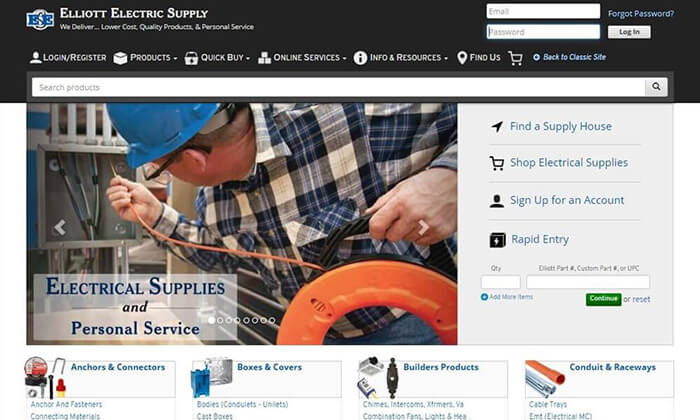 electrical supplies online store