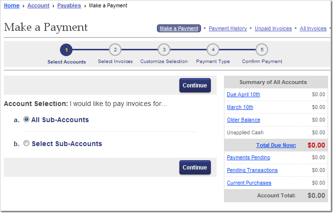How to pay Elliott invoices online