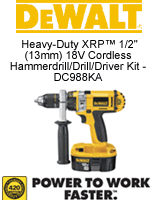 Heavy-Duty DeWalt DrillDriver.