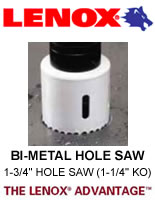 Lenox Bi-Metal Hole Saw