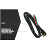 090448808 - 4' 4 Wire Range Cord - Cables & Cords