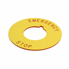 10250TRP79 - Visual Aid Plate-Emerg Stop - Eaton