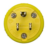 1510PG - Plug Nema 5-15 15A 125V Small Yellow - Ericson MFG