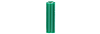 222 - #10-#12 Green Ribbed Tubular Plastic Anchor - LH Dottie