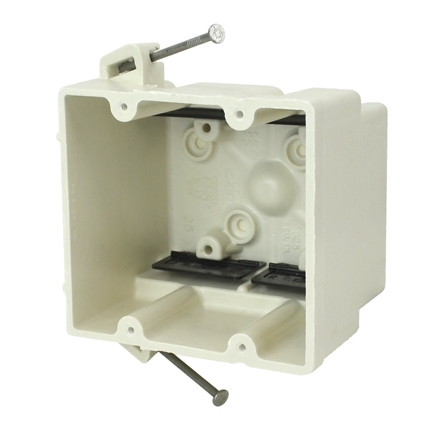 2300N - 2G Wall Box - Nail On - Allied Moulded Products