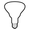 250401PR0 - *Delisted* 250W 125V Med Base CL Heat Lamp - Ge By Current Lamps