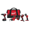 269524 - M18 Cordless Lithium-Ion 4-Tool Combo Kit - Milwaukee®
