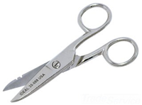 35088 - Electricians Scissors W/ Strip Notch, 5" - Ideal