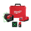 362221 - M12 Green Cross Line/Plumb Points Laser Kit - Milwaukee®