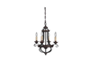 38724AGTB - 4-60C Agtb Stafford Chandelier - Craftmade