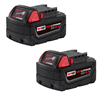 48111852 - M18 Redlithium XC5.0 Ext Capacity Battery 2PK - Milwaukee®