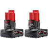 48112412 - M12 Redlithium XC Battery Two Pack - Milwaukee Electric Tool