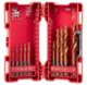 48894633 - Shockwave Red Helix Titanium Drill Bit Set 10PC - Milwaukee®