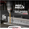 48894644 - Shockwave Red Helix Titanium Drill Bit Set 4PC - Milwaukee®