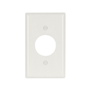 5131WB0X - Wallplate 1G Single Recp Nylon STD WH - Eaton