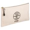 5139 - Zipper Bag, Canvas Tool Pouch 12.5 X 7 X 4.25" - Klein Tools