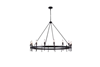 54316FB - 16 40W C Larrson Chandelier - Craftmade