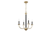 54824FBSB - 4 60C FBSB Stanza Chandelier - Craftmade