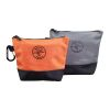 55470 - Zipper Bag, Stand-Up Tool Pouch, 2PK - Klein Tools