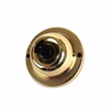 603 - Push Button Round 1-3/4 Satin Brass Low Voltage - Edwards