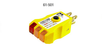 61501 - Receptacle Tester W/Gfci - Ideal