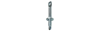 631TK - 1/4'' X 2'' Self-Drilling Flat Hanger Screw - LH Dottie