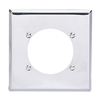 69B0X - Wallplate 2G SGL Rec W/2.4688" Hole Chrome - Eaton