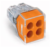 773164 - PW Splicing Connector, 4COND, Orange, 100/Box - Wago Corporation