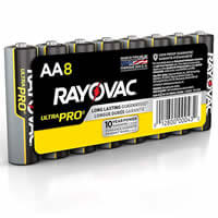 ALAA8J - Ultra Pro Alkaline Shrink-Wrapped AA 8-Pack - Rayovac Corporation