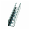 B22SH120AL - BLTD 1-5/8X1-5/8X120 12GA Alu SLTD CHNL, 2" CNTR - Cooper B-Line/Cable Tray