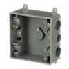 E382DE - 2G Rect WP Tbox 7grythrholes - Carlon