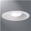 ERT513WHTTS - 5" Trim White Metal Baffle & Torsion Springs - Cooper Lighting Solutions