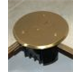 FB3 - Floor Box Round Brass CV, TR DPLX RCPT - Allied Moulded Products