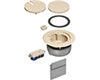 FLBC4560DLA - Recessed Floor Box CVR Kit Light Almond - Arlington