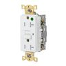 GFRTW83W - 20A 125VAC Comm HG TRWR GFR White - Hubbell Wiring Devices