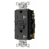 GFTWRST20BK - 20A Comm Self Test TRWR GFR Black - Hubbell Wiring Devices