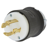 HBL2721 - LKG Plug, 30A 3P 250V, L15-30P, B/W - Hubbell Wiring Devices