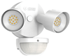 HGXLED2RH40K120W - Led 2 Head Security LT 40K 2750L W/ Motn Sens WHT - Lithonia Lighting