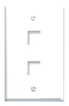 KTPD2I - 1G Wall Plate 2-Port Iv (M10) - Pass & Seymour