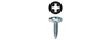 KWT812 - #8 X 1/2'' Phil WH Klath Metal Piercing Screw - LH Dottie