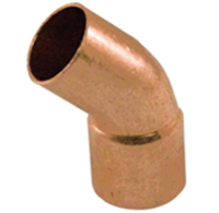 N3344 - 1-1/8" FTG X C 45 Street Elbow - SPC