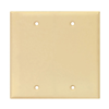 PJ23V - Wallplate 2G Blank Box Mount Poly Mid Iv - Eaton