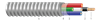 SMCBL122RDWH - 12/2 WG MC Sol RD/WH/GN Steel Armor 250' - Flexible Conduit